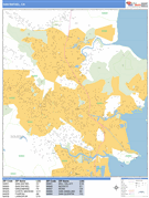 San Rafael Digital Map Basic Style